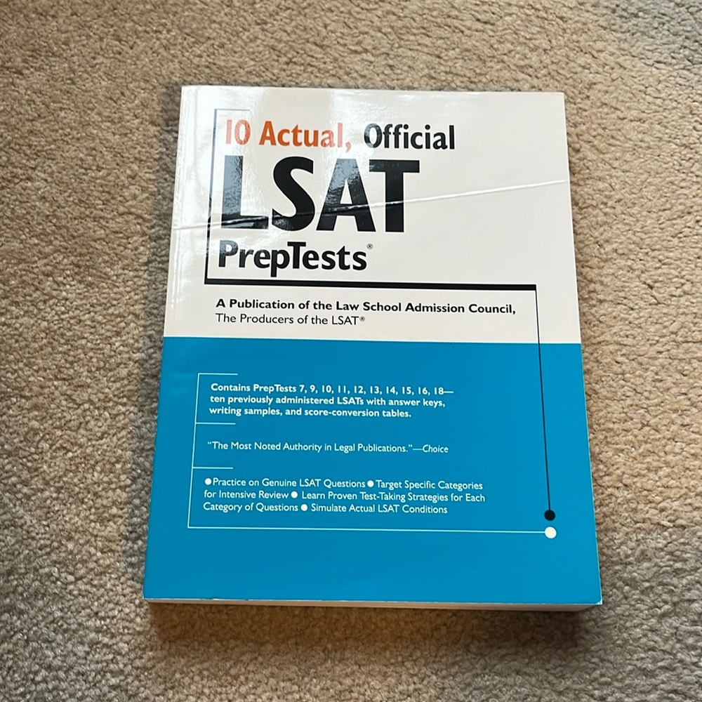 LSAT PrepTests Book 2001